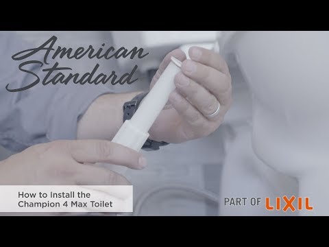 How to Install the Champion 4 Max Toilet by American Standard