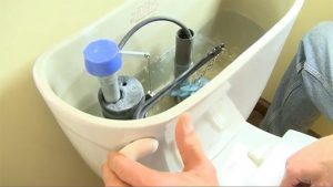 How to Adjust the Water Level in a Kohler Toilet Bowl - Re-adjust the water flow